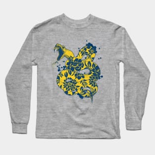 Floral snake Long Sleeve T-Shirt